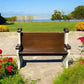 Vintage Wooden Church Pew, Porch Bench, Entry Foyer Bench, Dining Seating, C20