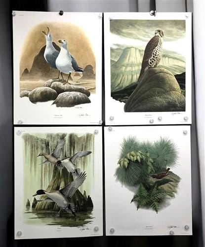 10 Richard Sloan Signed Prints, 28x22 Wade Collection Lithograph Plates 31-40