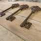 3 Large Cast Iron Skeleton Keys Victorian Lock Hardware Steampunk Door Decor