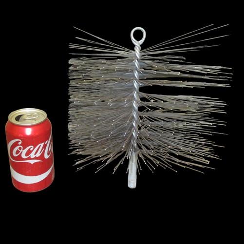 8 x 8 Square Chimney Sweep Wire Cleaning Brush Soot Flue Vintage Cleaning Tool a