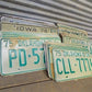 Set of 50 License Plates Multi State Lot Vintage Automobile Car Truck Tags jf