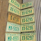 Set of 50 License Plates Multi State Lot Vintage Automobile Car Truck Tags jf