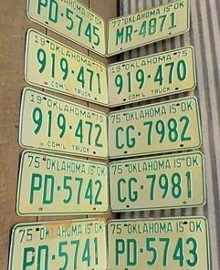 Set of 50 License Plates Multi State Lot Vintage Automobile Car Truck Tags jf