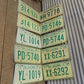 Set of 50 License Plates Multi State Lot Vintage Automobile Car Truck Tags jf