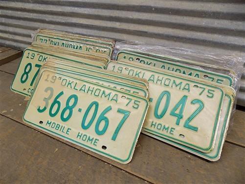 Set of 50 License Plates Multi State Lot Vintage Automobile Car Truck Tags jg