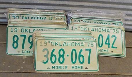 Set of 50 License Plates Multi State Lot Vintage Automobile Car Truck Tags jg