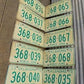 Set of 50 License Plates Multi State Lot Vintage Automobile Car Truck Tags jg