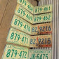 Set of 50 License Plates Multi State Lot Vintage Automobile Car Truck Tags jg