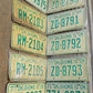 Set of 50 License Plates Lot Vintage Automobile Car Truck Tags ip