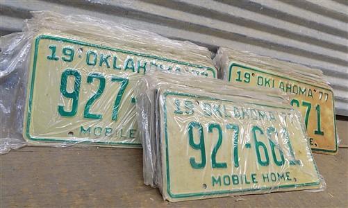 Set 50 License Plates Lot Vintage Automobile Car Truck Tags Some Consecutive jc