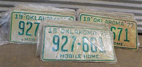 Set 50 License Plates Lot Vintage Automobile Car Truck Tags Some Consecutive jc