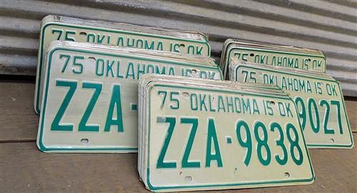 Set 50 License Plates Lot Vintage Automobile Car Truck Tags Some Consecutive ja