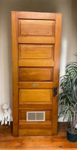 Vintage American Door (31.75x83.5) Five Panel Interior Door, Architectural, AM64