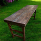 Rustic Folding Table, Vintage Dining Room Table, Kitchen Island, Sofa Table, B79