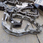 Sections Old Rusty Thick Chain Salvaged Iron Barn Find Metal Art Steampunk a