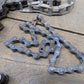 Sections Old Rusty Thick Chain Salvaged Iron Barn Find Metal Art Steampunk a