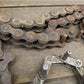 Sections Old Rusty Thick Chain Salvaged Iron Barn Find Metal Art Steampunk a