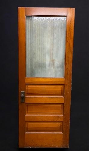 Vintage American Door (31.75x84) Single Pane Door, Architectural Salvage, AM57