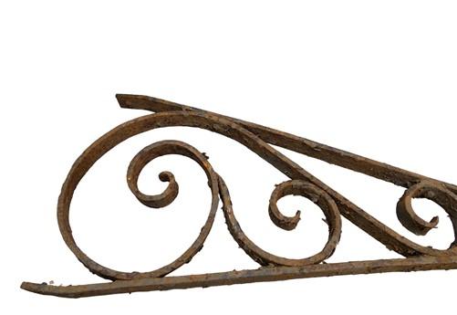 Cast Iron Bracket Sign Holder Hanger Architectural Salvage Gas Oil Vintage B