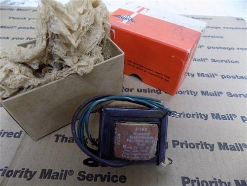 Triad Filament Transformer NOS NIB F-14x 115v 6.3v 1.2a Replacement Part