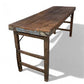 Rustic Folding Table, Vintage Dining Room Table, Kitchen Island, Sofa Table, B81