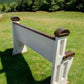 Vintage Wooden Church Pew, Porch Bench, Entry Foyer Bench, Dining Seating, C27