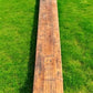 Stained Vintage German Beer Garden Bench Portable Industrial Wood Bench Seat B41