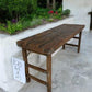 Rustic Folding Table, Vintage Dining Room Table, Kitchen Island, Sofa Table, B70