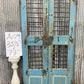 Vintage Indian Garden Gates, Carved Teak Metal Doors, Architectural Salvage A109