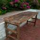 Rustic Folding Table, Vintage Dining Room Table, Kitchen Island, Sofa Table, B68