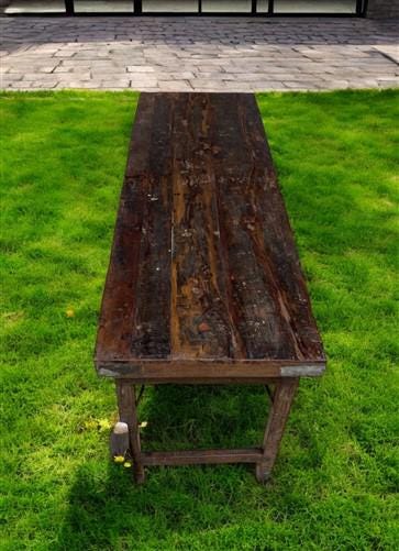 Rustic Folding Table, Vintage Dining Room Table, Kitchen Island, Sofa Table, B88