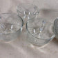 1950s Homestead Retro Snack Set, 4 Plates 4 Cups Federal Glass, Original Box B