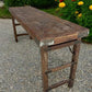 Rustic Folding Table, Vintage Dining Room Table, Kitchen Island, Sofa Table, B96