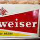 10' Budweiser Bowtie Sign, Vintage Tin Sign, Advertising, Tavern, Single Side