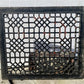 Ornate Art Deco Cast Iron Grate Vintage Wall Floor Fireplace Register Vent A4