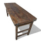 Rustic Folding Table, Vintage Dining Room Table, Kitchen Island, Sofa Table, B73