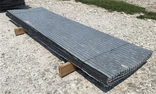 18 Sheets Barn Tin, Corrugated Metal Reclaimed Salvage, 7' Long 252 sq ft A88