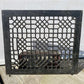 Ornate Art Deco Cast Iron Grate Vintage Wall Floor Fireplace Register Vent A3