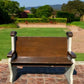 Vintage Wooden Church Pew, Porch Bench, Entry Foyer Bench, Dining Seating, C19