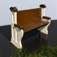 Vintage Wooden Church Pew, Porch Bench, Entry Foyer Bench, Dining Seating, C22