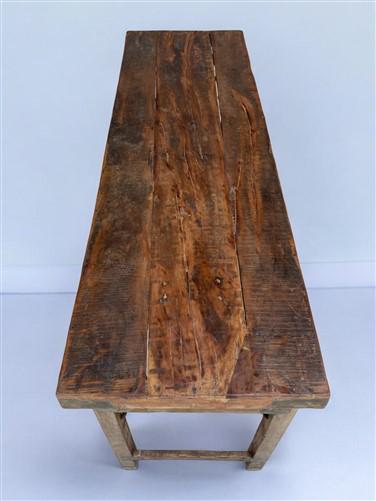 Rustic Folding Table, Vintage Dining Room Table, Kitchen Island, Sofa Table, B97