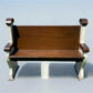 Vintage Wooden Church Pew, Porch Bench, Entry Foyer Bench, Dining Seating, C31