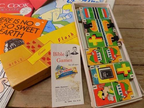 1970s Sunday School Kids Church Bible School Posters Signs Religious Material