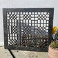 Ornate Art Deco Cast Iron Grate Vintage Wall Floor Fireplace Register Vent A4