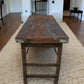 Rustic Folding Table, Vintage Dining Room Table, Kitchen Island, Sofa Table, B90