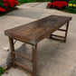 Rustic Folding Table, Vintage Dining Room Table, Kitchen Island, Sofa Table, B78