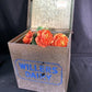 Willers Dairy Galvanized Milk Bottle Tin Box, Vintage Porch Delivery Carrier