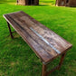 Rustic Folding Table, Vintage Dining Room Table, Kitchen Island, Sofa Table, B98