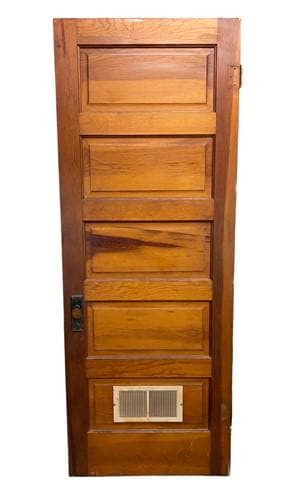 Vintage American Door (31.75x83.75) Five Panel Interior Door, Architectural AM63