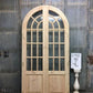 Arched French Double Door (48x96) 14 Pane Glass Door European Styled w Jamb OM11